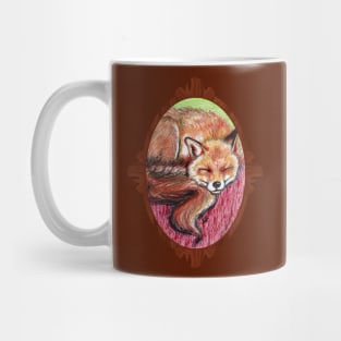 Fox dreaming Mug